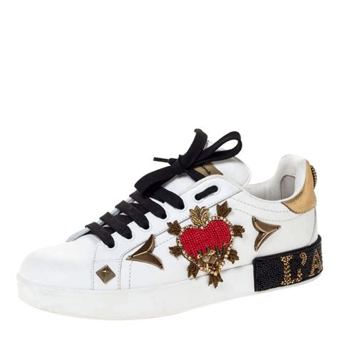 dolce gabbana heart sneakers|dolce gabbana sneakers online shop.